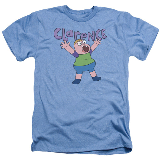 Clarence - Whoo - Adult Heather - Light Blue