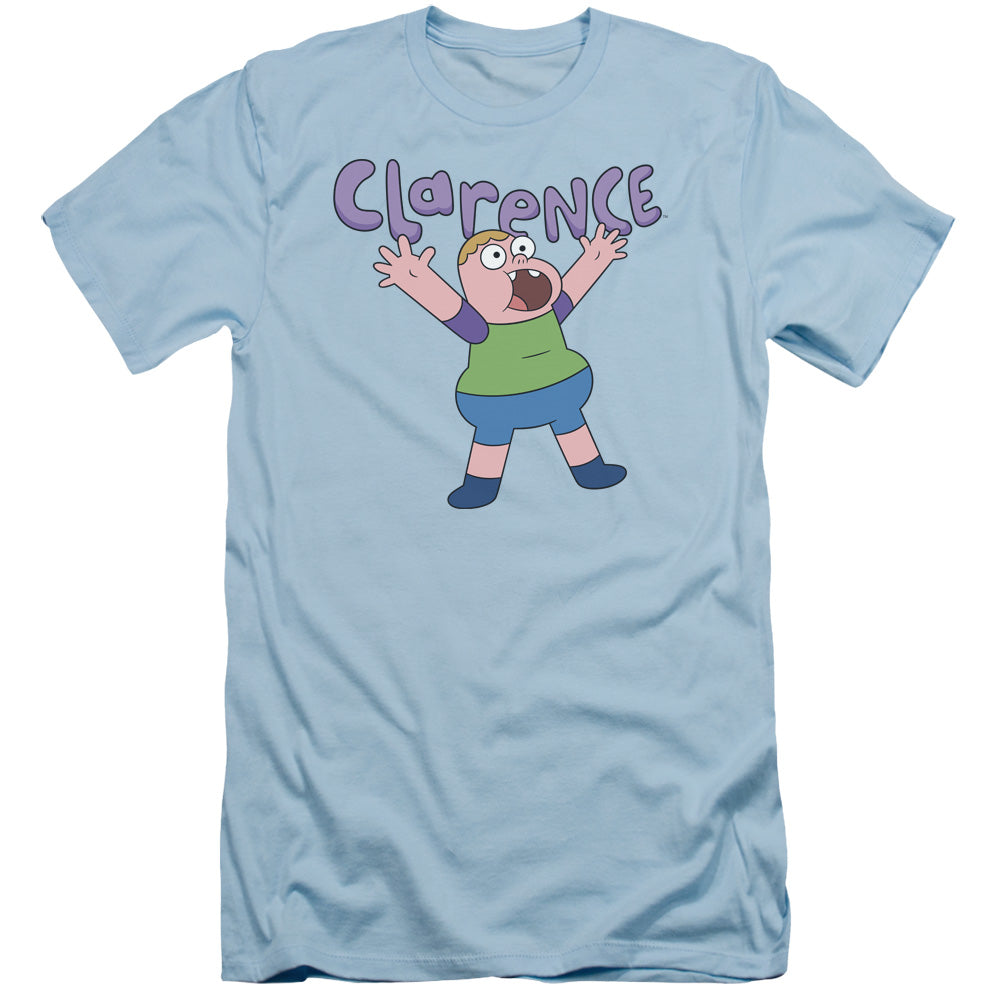 Clarence - Whoo - Short Sleeve Adult 30/1 - Light Blue T-shirt