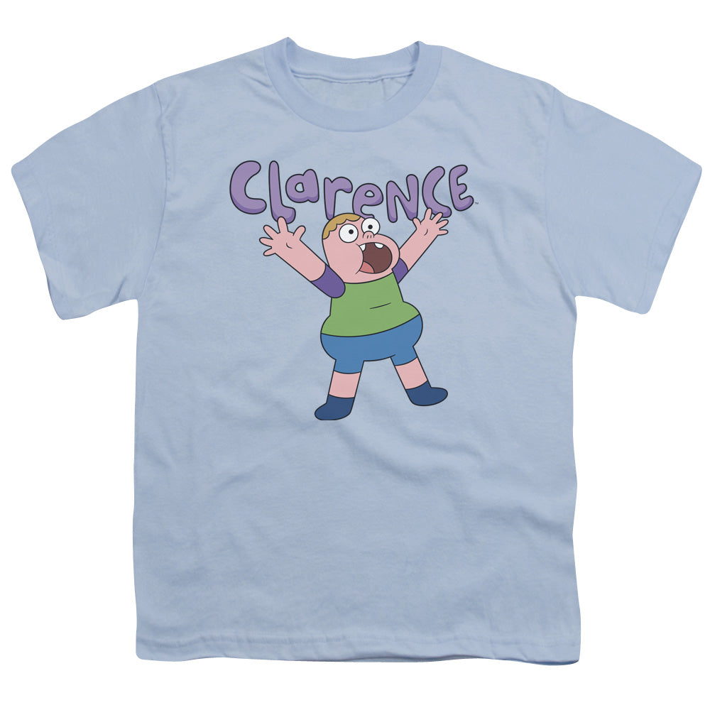 Clarence - Whoo - Short Sleeve Youth 18/1 - Light Blue T-shirt
