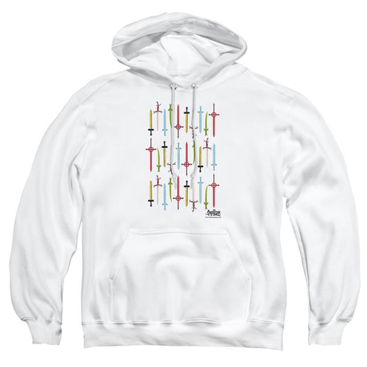 Adventure Time - Swords - Adult Pull-over Hoodie - White