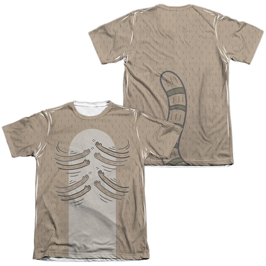 Regular Show - Hamboning (Front/back Print) - Adult Poly/cotton Short Sleeve Tee - White T-shirt