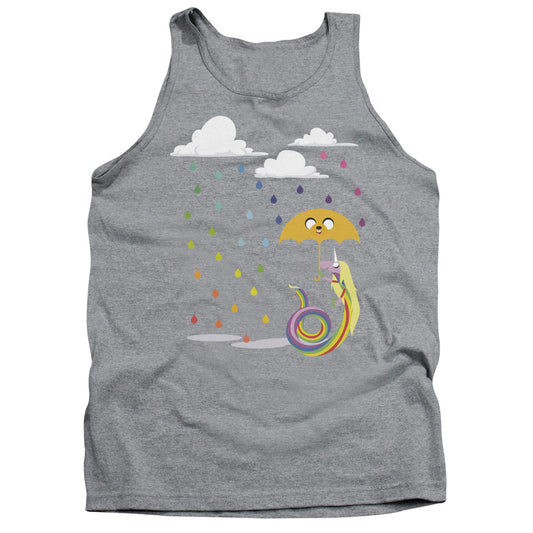 Adventure Time - Lady In The Rain - Adult Tank - Athletic Heather