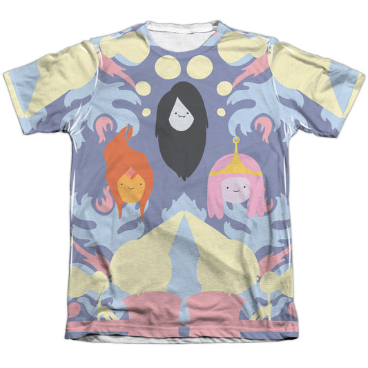 Adventure Time - Pb, Fp & Marceline - Adult Poly/cotton Short Sleeve Tee - White T-shirt