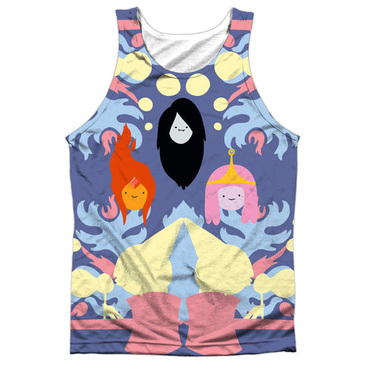 Adventure Time - Pb, Fp & Marceline - Adult Poly Tank Top - White