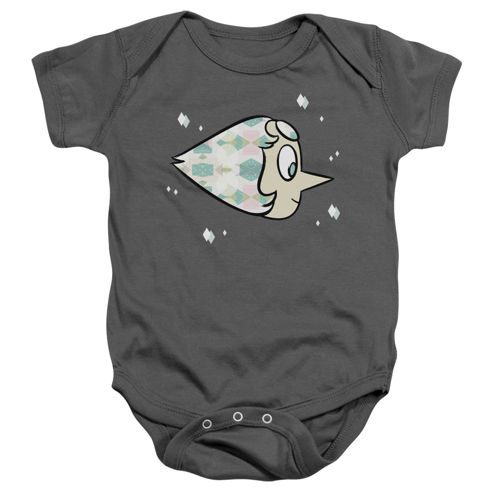 Steven Universe - Pearl-infant Snapsuit - Charcoal