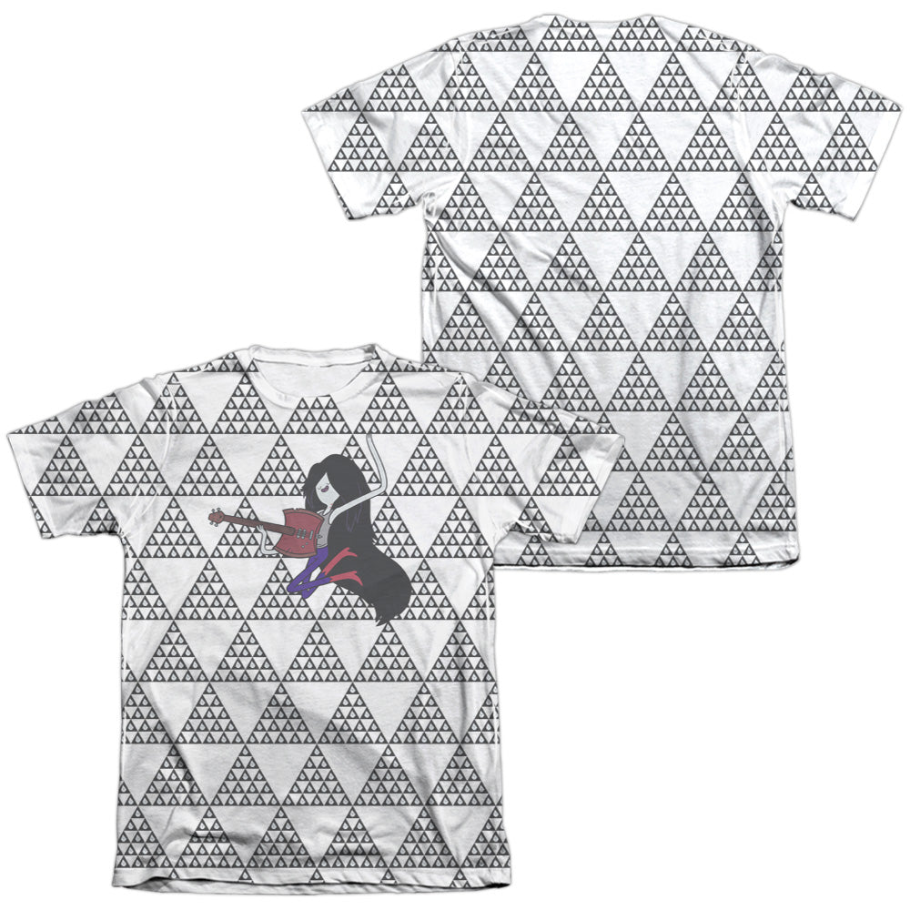 Adventure Time - Marcy Triangles (Front/back Print) - Adult Poly/cotton Short Sleeve Tee - White T-shirt