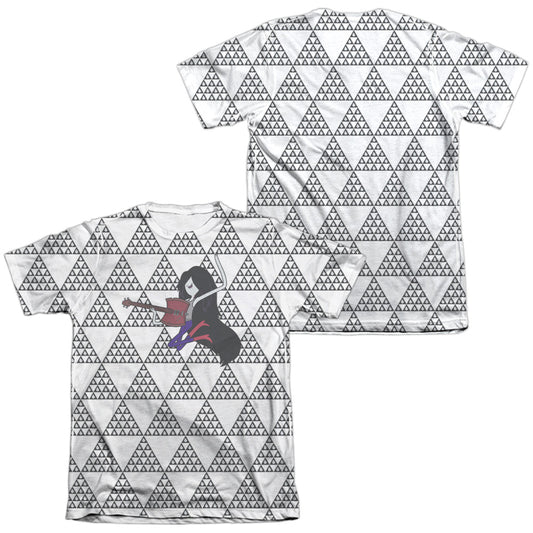 Adventure Time - Marcy Triangles (Front/back Print) - Adult Poly/cotton Short Sleeve Tee - White T-shirt