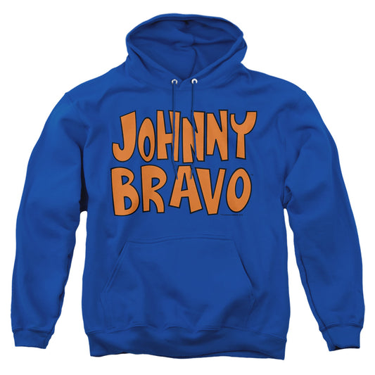 Johnny Bravo - Jb Logo - Adult Pull-over Hoodie - Royal Blue