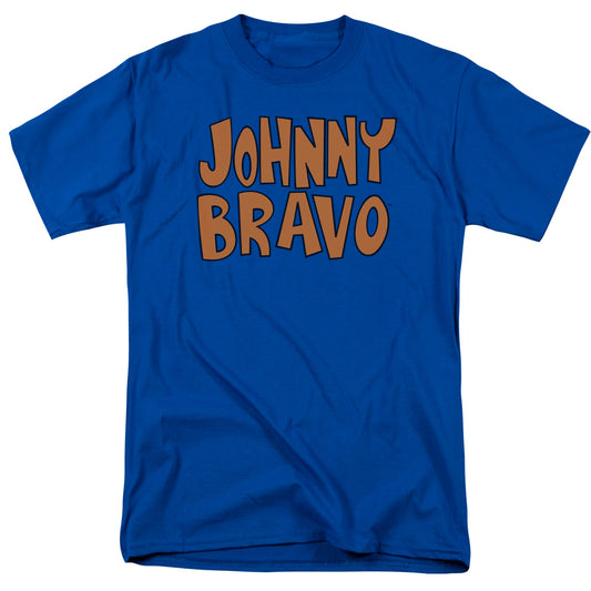 Johnny Bravo - Jb Logo - Short Sleeve Adult 18/1 - Royal Blue T-shirt