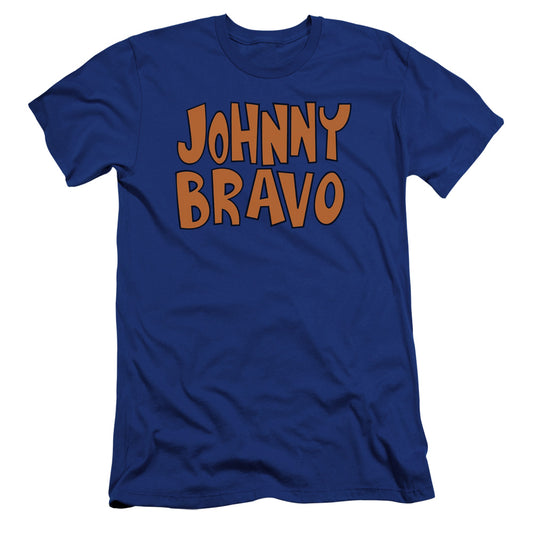 Johnny Bravo - Jb Logo-premuim Canvas Adult Slim Fit 30/1 - Royal Blue
