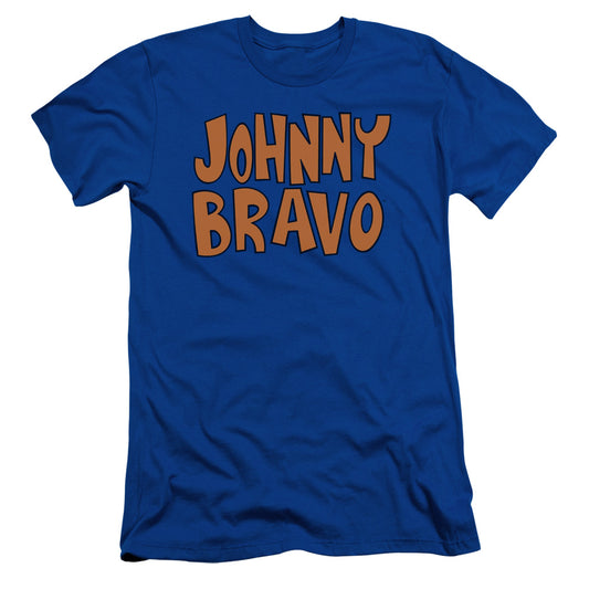 Johnny Bravo - Jb Logo - Short Sleeve Adult 30/1 - Royal Blue T-shirt