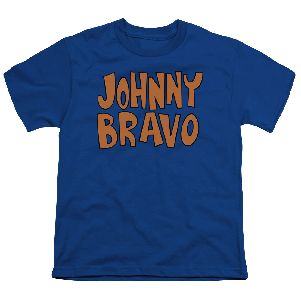 Johnny Bravo - Jb Logo - Short Sleeve Youth 18/1 - Royal Blue T-shirt