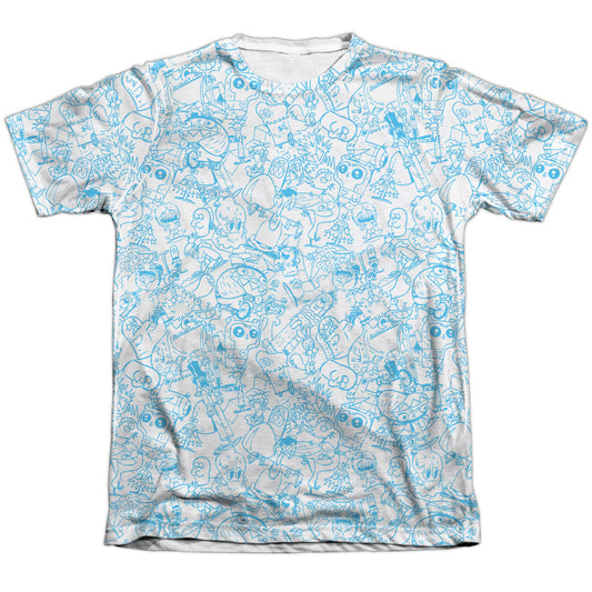 Fosters Home For Imaginary Friends - Character Sketches - Adult Poly/cotton Short Sleeve Tee - White T-shirt