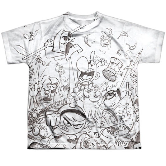 GRIM ADVENTURES OF BILLY AND MANDY BRAWL-S/S YOUTH T-Shirt