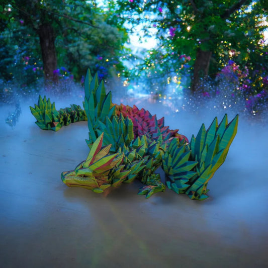 Crystalwing Dragon - Large (color may vary)