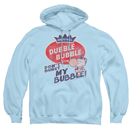 Dubble Bubble Burst Bubble - Adult Pull-over Hoodie - Light Blue