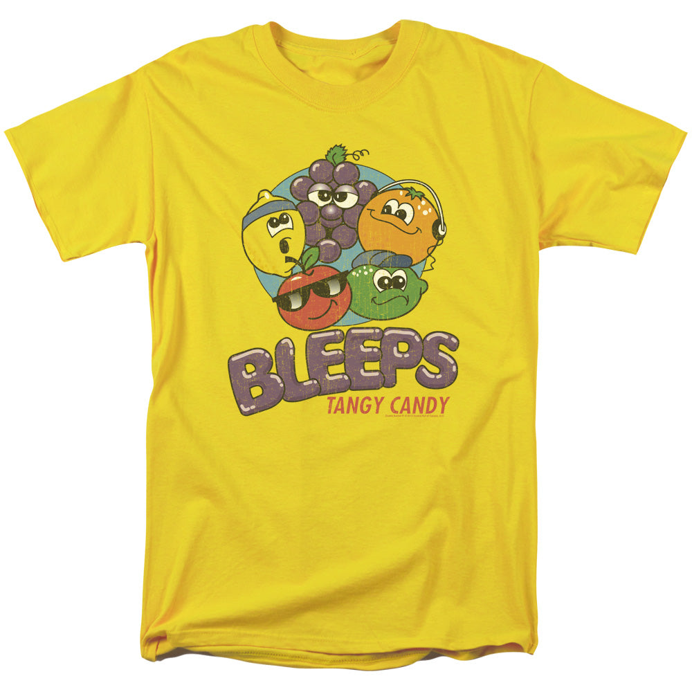 Dubble Bubble - Bleeps - Short Sleeve Adult 18/1 - Yellow T-shirt