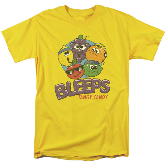 Dubble Bubble - Bleeps - Short Sleeve Adult 18/1 - Yellow T-shirt