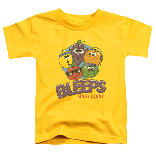Dubble Bubble - Bleeps - Short Sleeve Toddler Tee - Yellow T-shirt