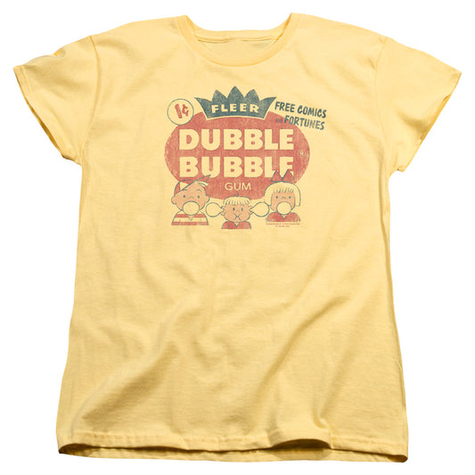 Dubble Bubble - One Cent - Short Sleeve Womens Tee - Banana T-shirt