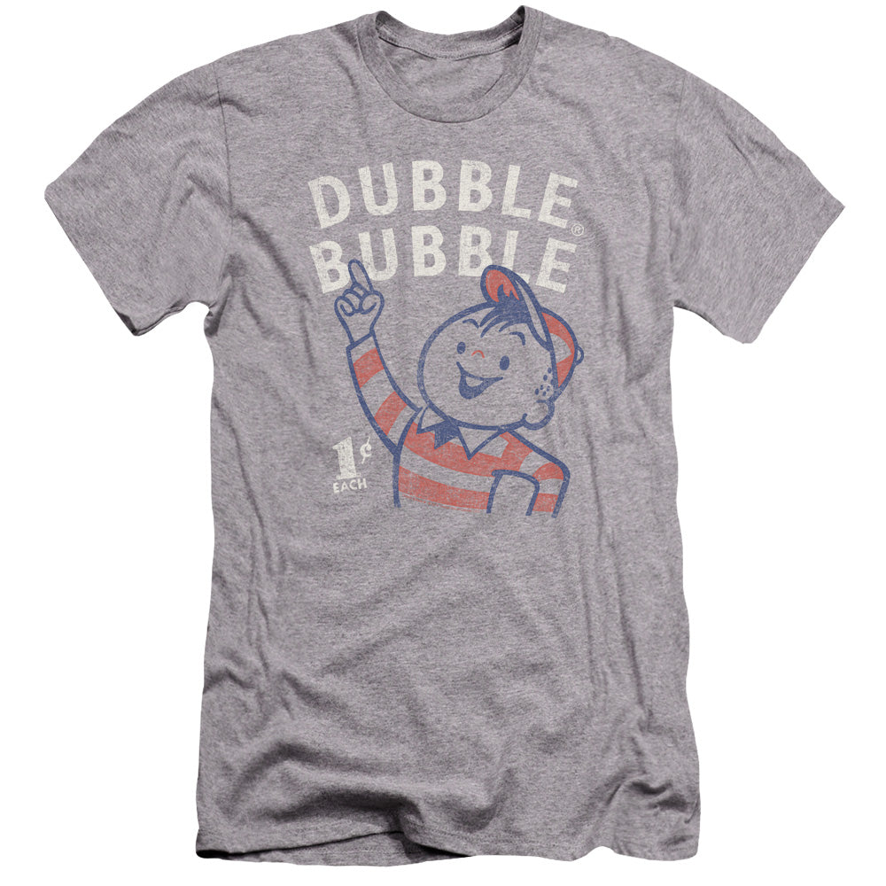 Dubble Bubble - Pointing-premuim Canvas Adult Slim Fit 30/1 - Athletic Heather