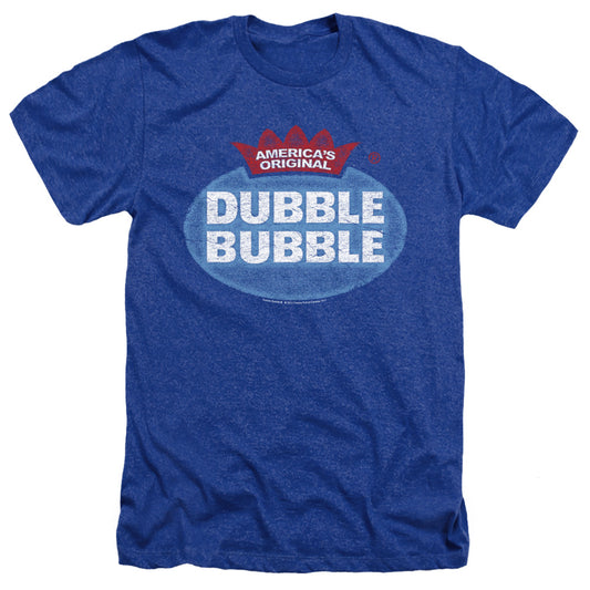 Dubble Bubble - Vintage Logo - Adult Heather - Royal Blue
