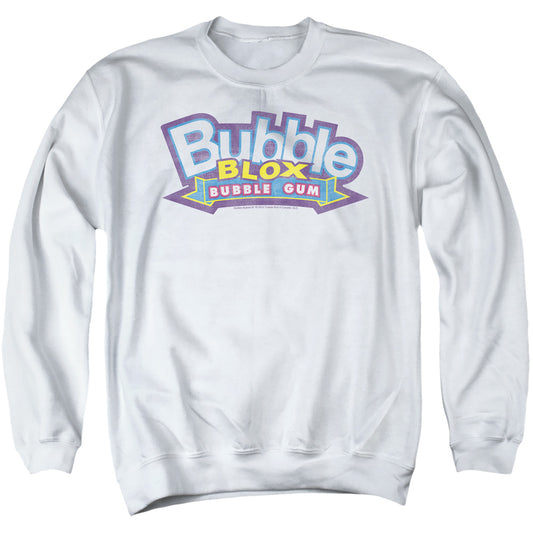 Dubble Bubble - Bubble Blox - Adult Crewneck Sweatshirt - White