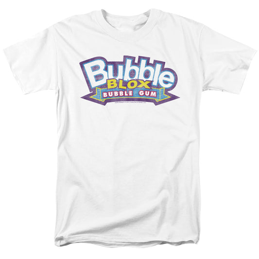 Dubble Bubble - Bubble Blox - Short Sleeve Adult 18/1 - White T-shirt