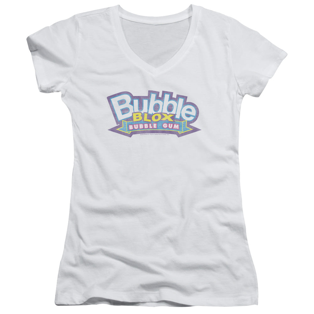 Dubble Bubble - Bubble Blox - Junior V-neck - White