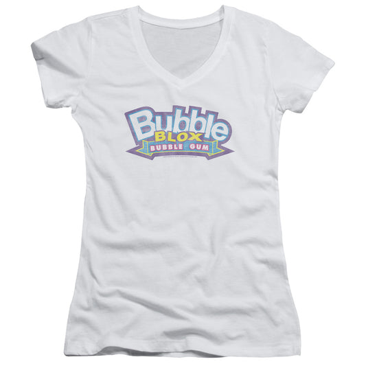 Dubble Bubble - Bubble Blox - Junior V-neck - White