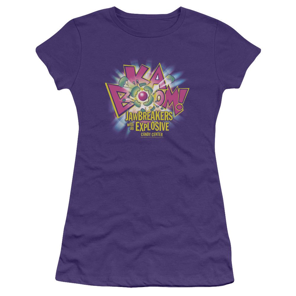 Dubble Bubble - Ka Boom - Short Sleeve Junior Sheer - Purple T-shirt