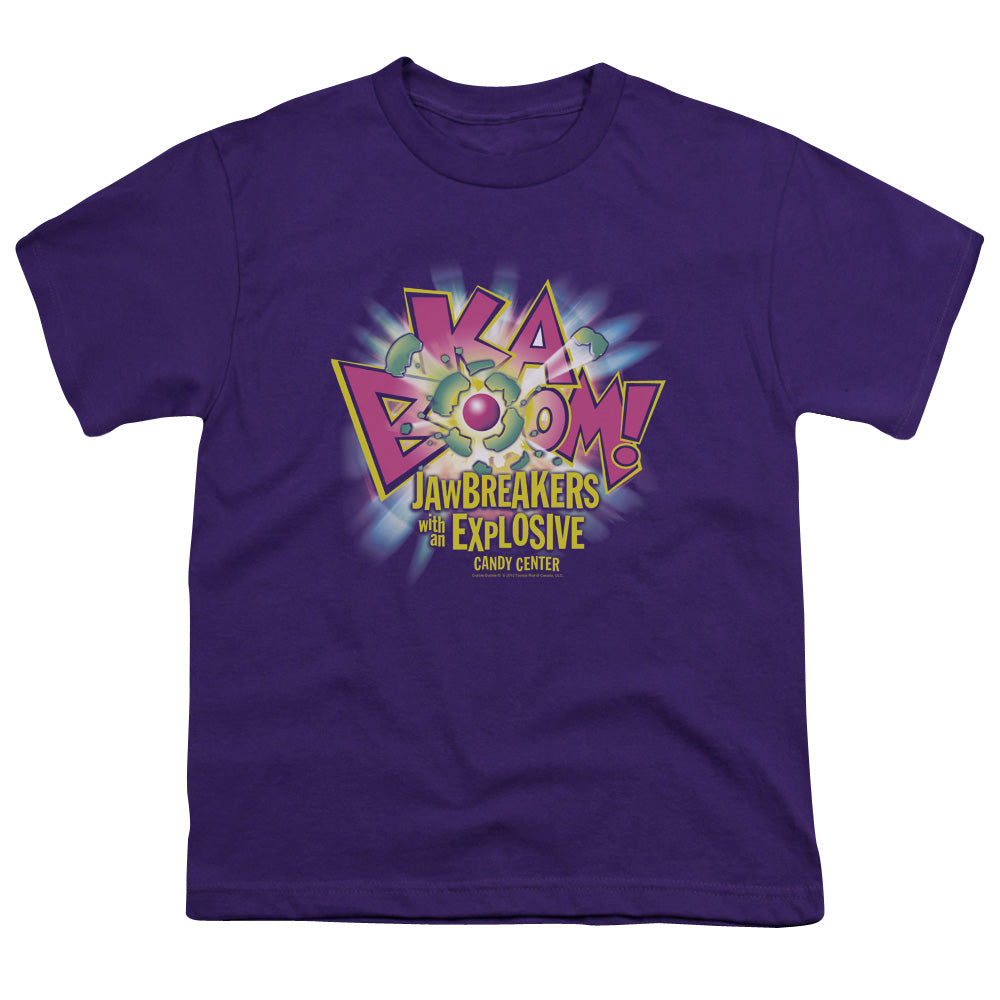 Dubble Bubble - Ka Boom - Short Sleeve Youth 18/1 - Purple T-shirt