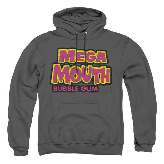 Dubble Bubble - Mega Mouth - Adult Pull-over Hoodie - Charcoal