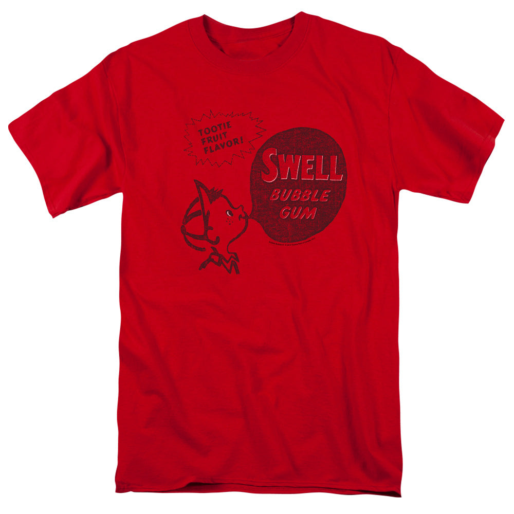 Dubble Bubble - Swell Gum - Short Sleeve Adult 18/1 - Red T-shirt