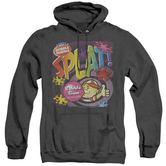 Dubble Bubble - Splat Gum - Adult Heather Hoodie - Black