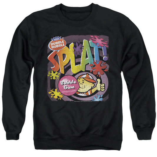 Dubble Bubble - Splat Gum - Adult Crewneck Sweatshirt - Black