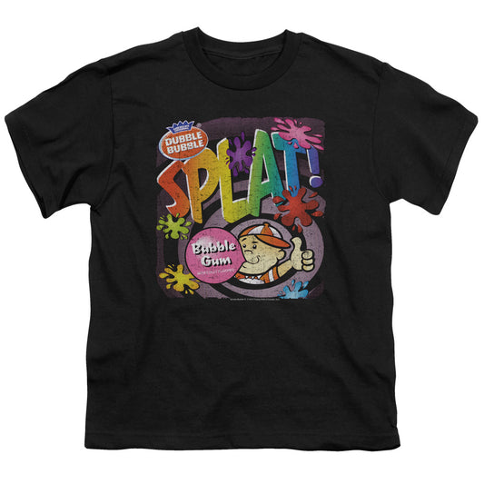 Dubble Bubble - Splat Gum - Short Sleeve Youth 18/1 - Black T-shirt