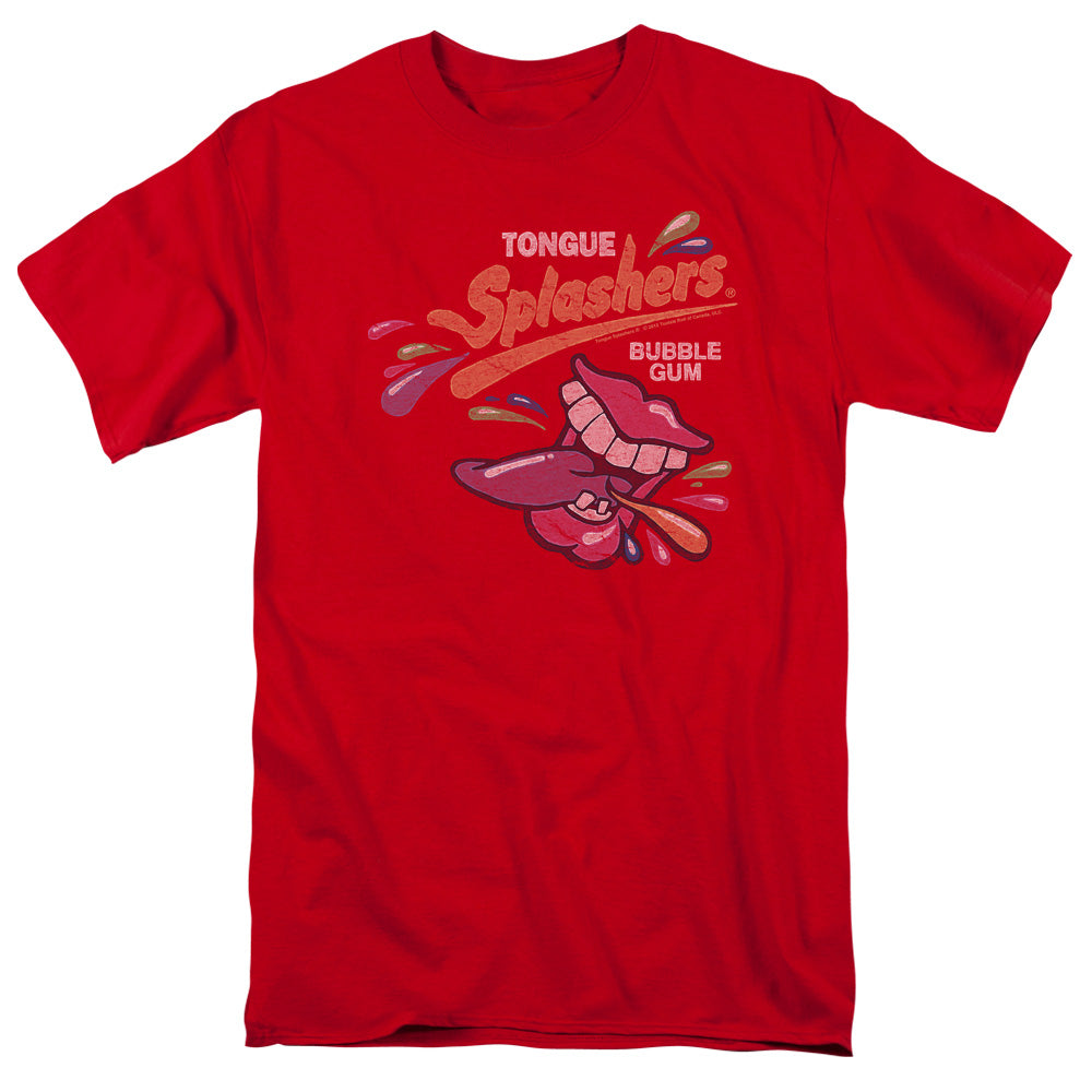 Dubble Bubble - Distress Logo - Short Sleeve Adult 18/1 - Red T-shirt