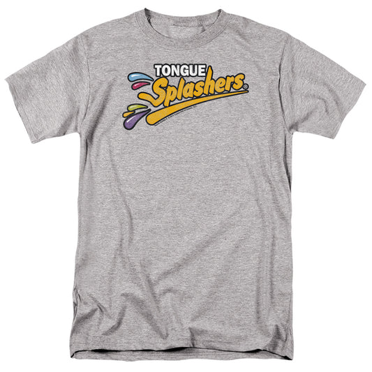Dubble Bubble - Tongue Splashers Logo - Short Sleeve Adult 18/1 - Athletic Heather T-shirt