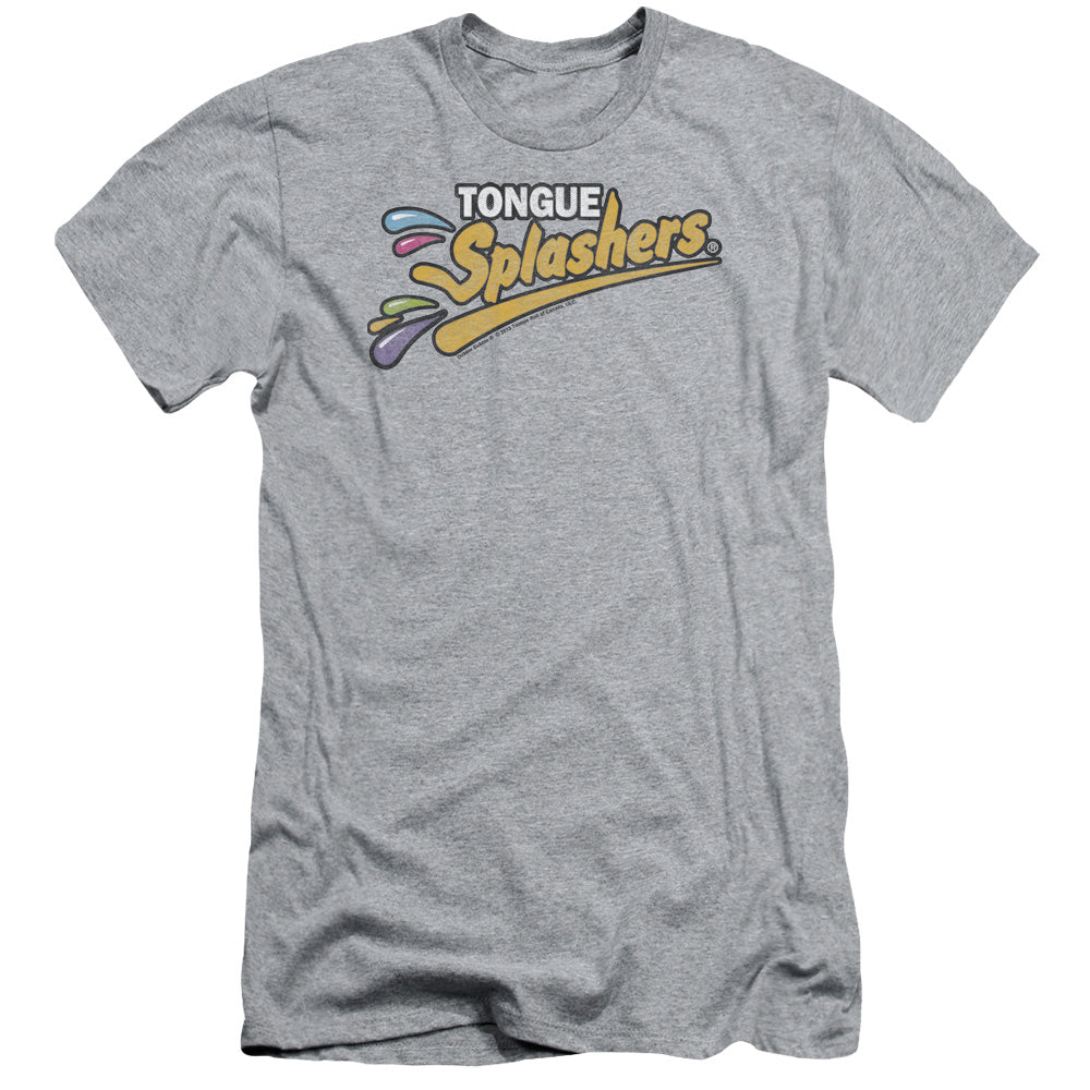 Dubble Bubble - Tongue Splashers Logo - Short Sleeve Adult 30/1 - Athletic Heather T-shirt