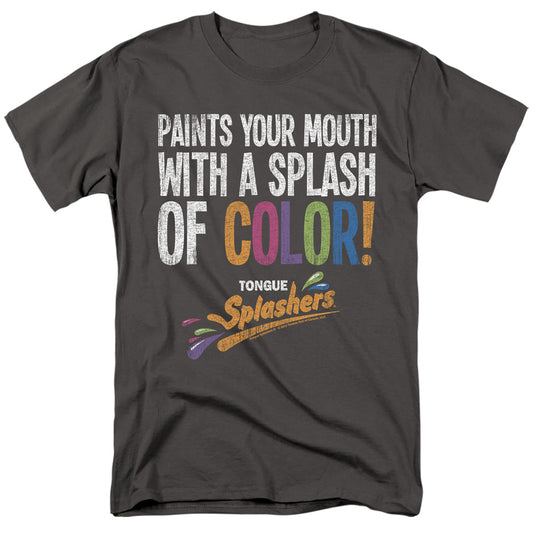 Dubble Bubble - Paints Your Mouth - Short Sleeve Adult 18/1 - Charcoal T-shirt