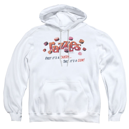Dubble Bubble - A Gum And A Candy - Adult Pull-over Hoodie - White