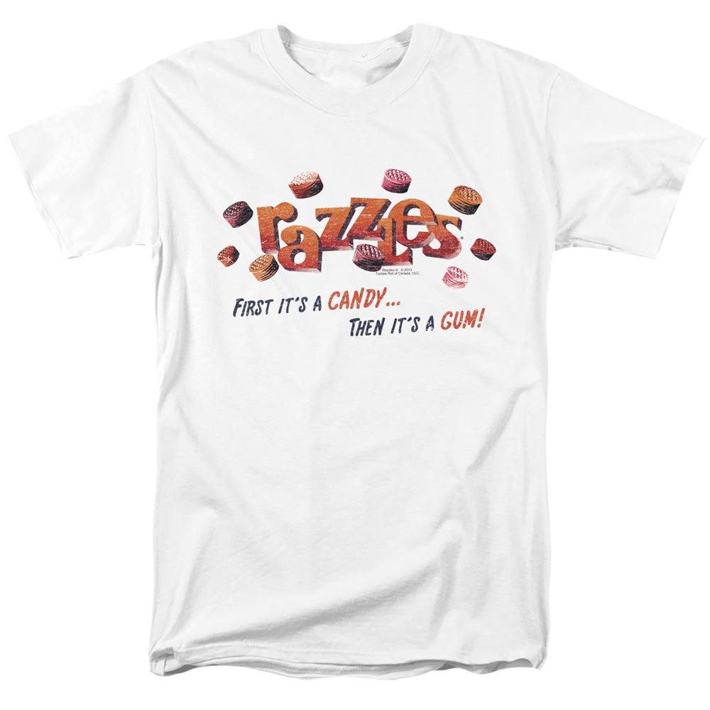 Dubble Bubble - A Gum And A Candy - Short Sleeve Adult 18/1 - White T-shirt