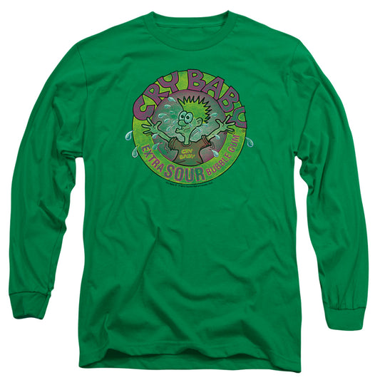 Dubble Bubble - Logo - Long Sleeve Adult 18/1 - Kelly Green T-shirt