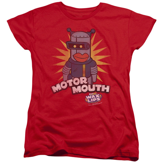 Dubble Bubble - Motor Mouth - Short Sleeve Womens Tee - Red T-shirt