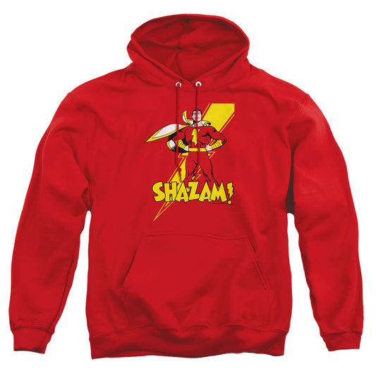 Dc Shazam - Shazam - Adult Pull-over Hoodie - Red