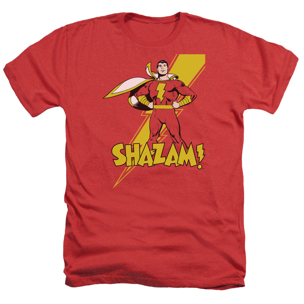 Dc Shazam - Shazam - Adult Heather - Red