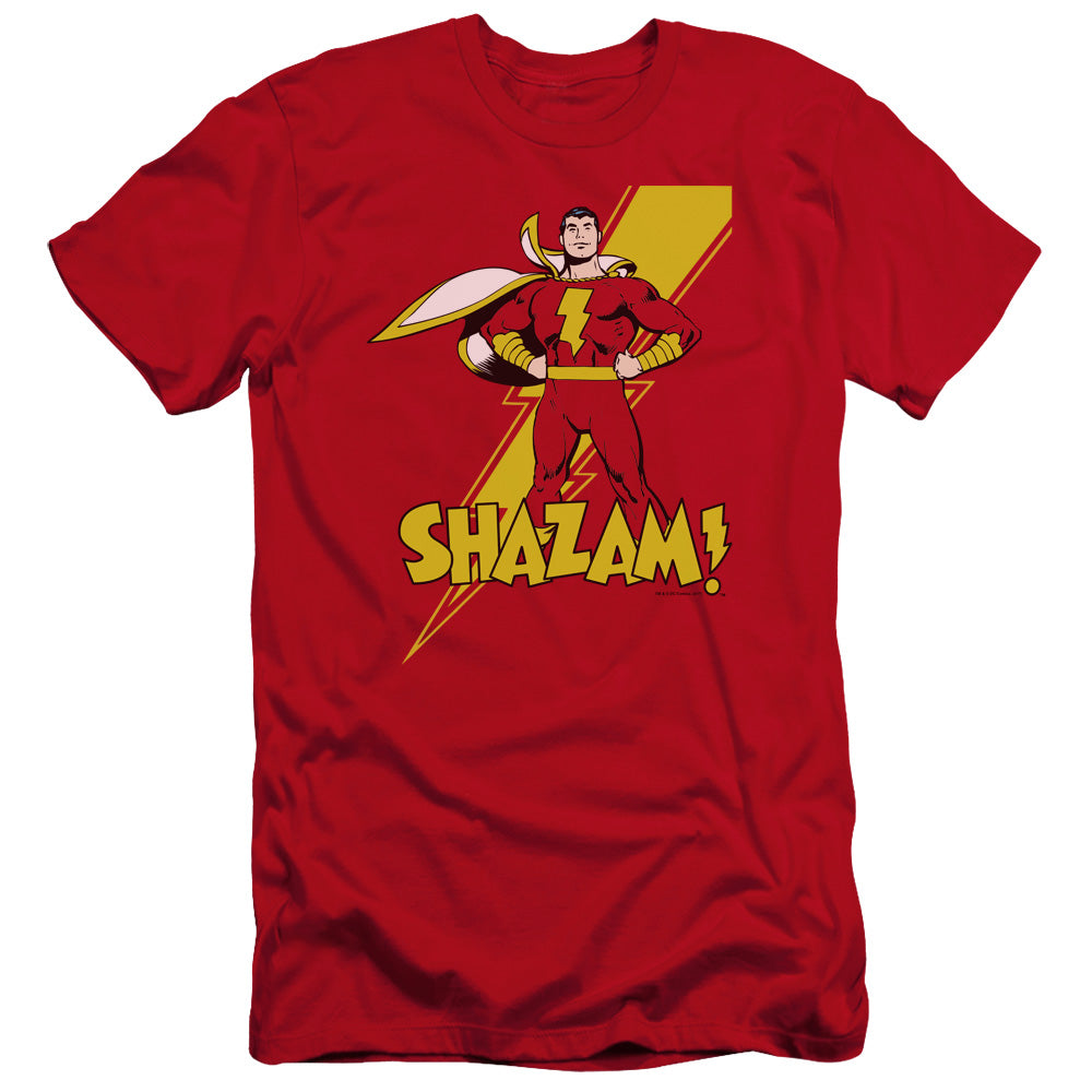 Dc Shazam - Shazam-hbo Short Sleeve Adult 30/1 - Red T-shirt
