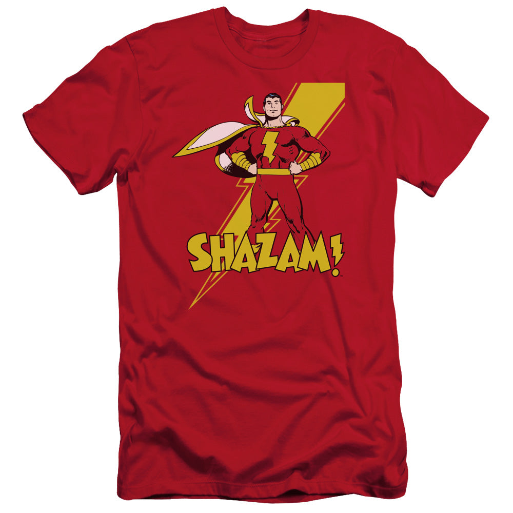 Dc Shazam - Shazam - Short Sleeve Adult 30/1 - Red T-shirt