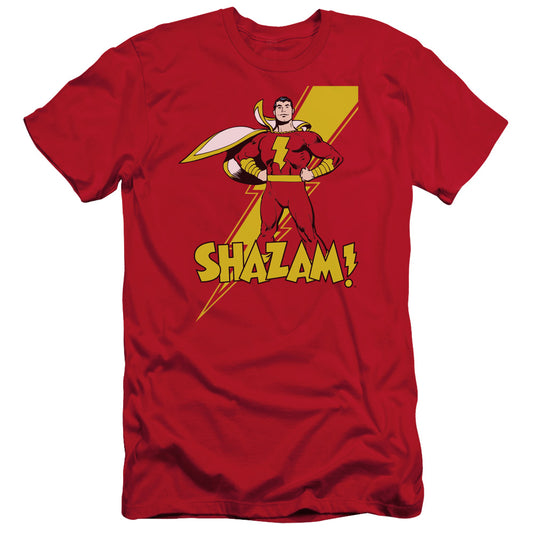 Dc Shazam - Shazam - Short Sleeve Adult 30/1 - Red T-shirt